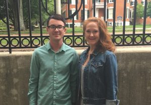Meek School student Ryan Grover developed an award-winning logo under the direction of his design instructor Emily Moore.